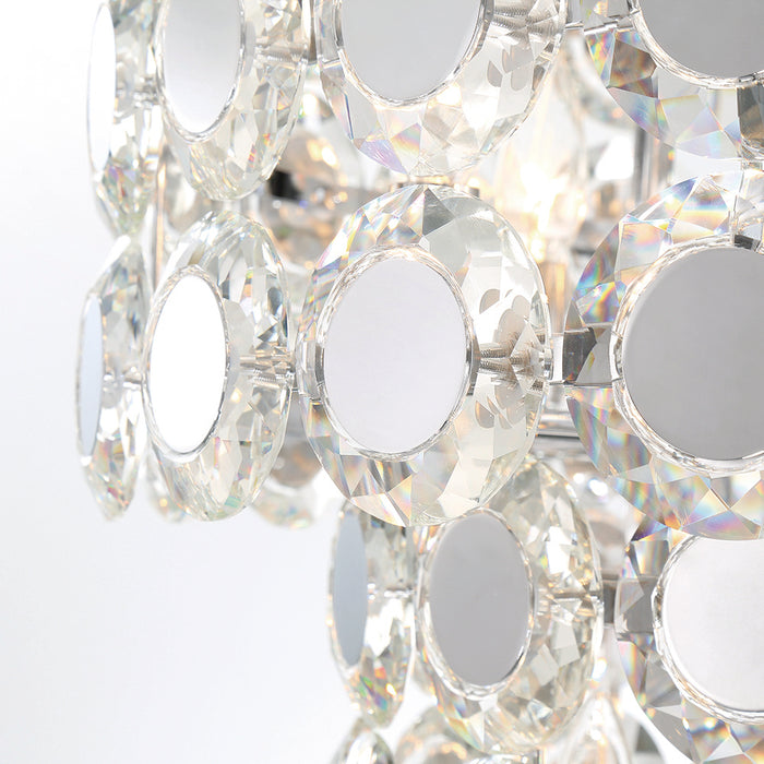 Eurofase 44289-010 Perrene 45" Chrome Chandelier
