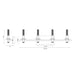 Eurofase 45235-032 Torna 36" Matte Black LED Vanity Light