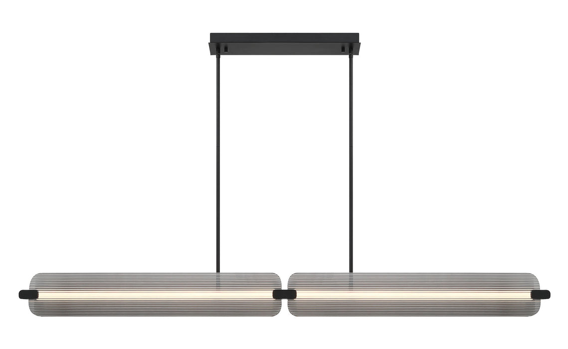 Eurofase 50056-019 Neoness 67" Matte Black LED Chandelier