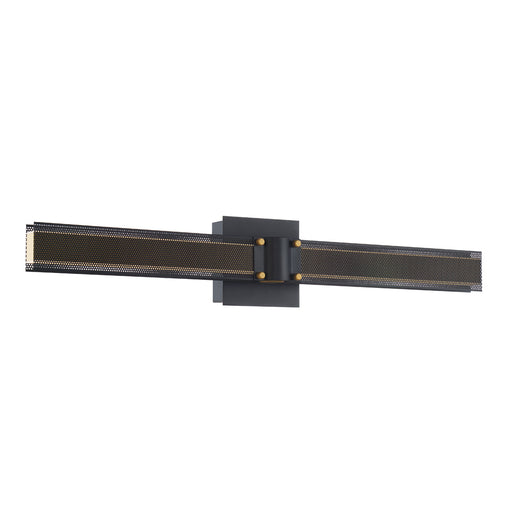 Eurofase 38004-018 Admiral 28" Gold-Black Mix LED Wall Sconce
