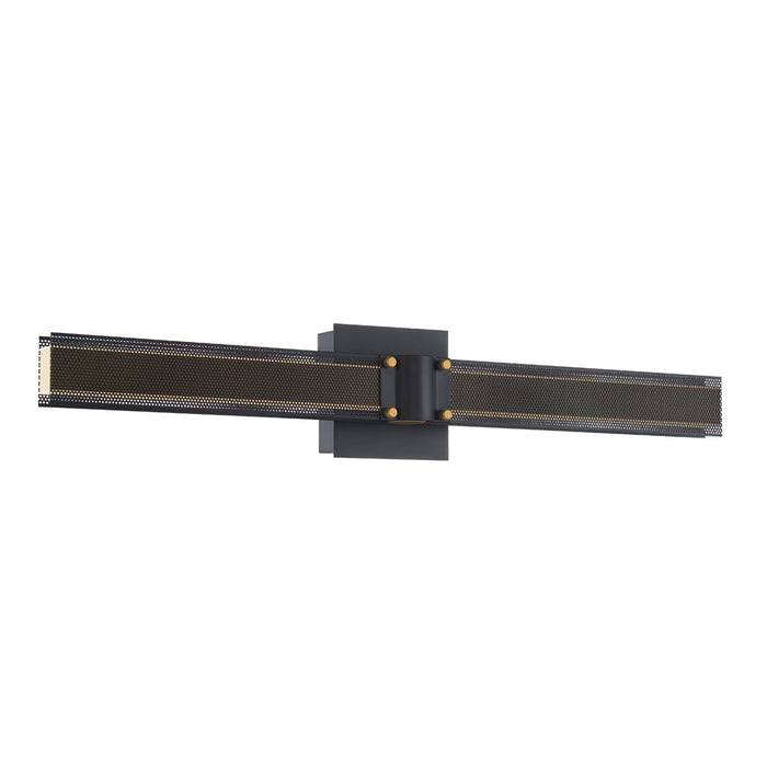 Eurofase 38004-018 Admiral 28" Gold-Black Mix LED Wall Sconce