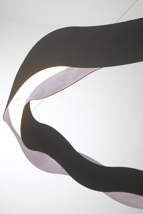 Eurofase 31783-024 Vaughan 24" Silver-Black Mix LED Pendant Light