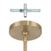 Pendant Light Thesis 207653A Mansfield 6 inch 1 light Champagne Gold Pendant Light with Opal Glass Shade THESIS