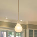 Pendant Light Thesis 207653A Mansfield 6 inch 1 light Champagne Gold Pendant Light with Opal Glass Shade THESIS