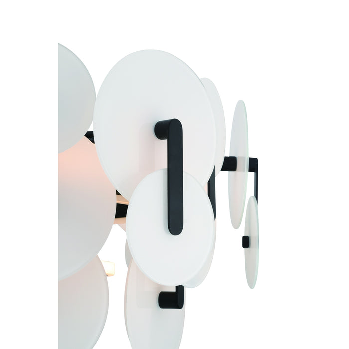 Eurofase 47209-022 Nuvola 24" Matte Black LED Chandelier