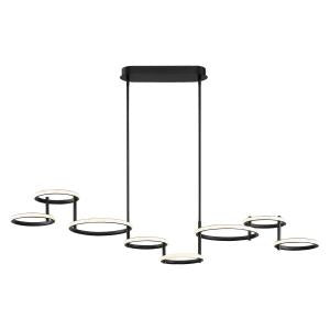 Eurofase 39421-012 Giro 59" Matte Black LED Chandelier