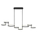 Eurofase 39421-012 Giro 59" Matte Black LED Chandelier