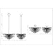 Eurofase 46762-016 Dendelio 30" Matte Black Chandelier