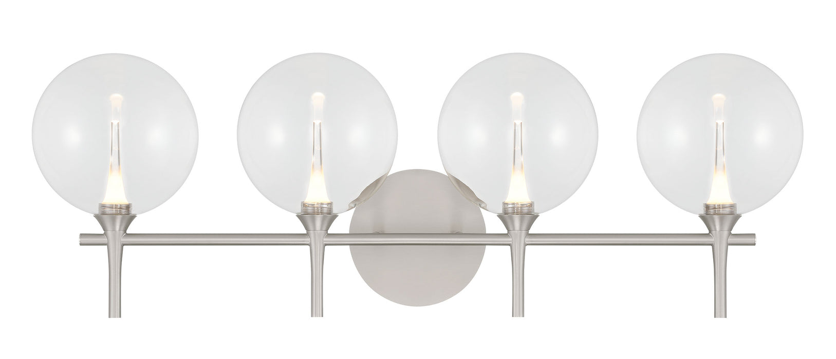Eurofase 48917-018 Iissa 4-Light Satin Nickel LED Vanity Light