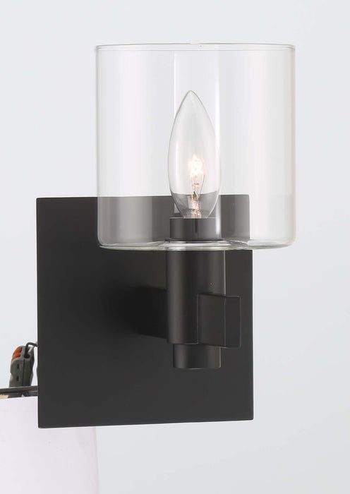 Eurofase 46811-011 Decato 9" Matte Black Wall Sconce