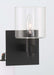Eurofase 46811-011 Decato 9" Matte Black Wall Sconce