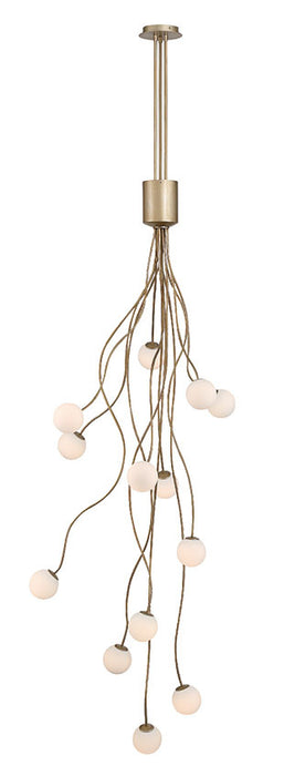 Eurofase 50256-020 Athena 28" Antique Gold LED Chandelier