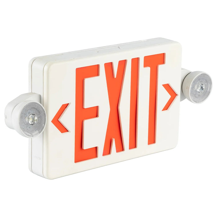 Exit Sign Ledsion LS-ES007SR Red LED Combo Emergency Exit Sign Ledsion