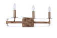 Bath Vanity Craftmade 57703-SB Graclyn 3 Light Vanity in Satin Brass Craftmade