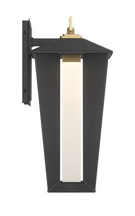 Eurofase 50048-014 Andson 19" Brass-Sand Black Mix LED Outdoor Wall Light