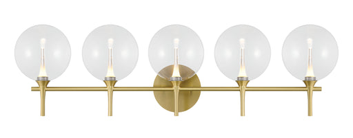 Eurofase 48919-012 Iissa 5-Light Gold LED Vanity Light