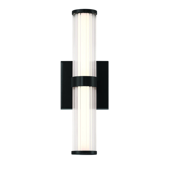Eurofase 47123-021 Fayton 14" Matte Black LED Outdoor Wall Light