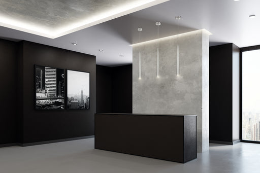 Eurofase 20445-027 Sliver 24" Polished Nickel LED Pendant Light