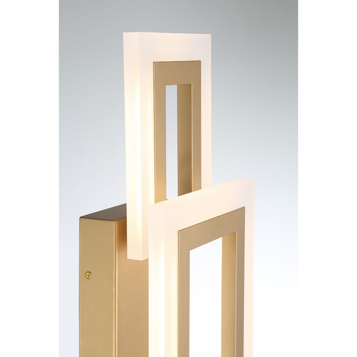Eurofase 45908-019 Inizio 16" Matte Gold LED Wall Sconce