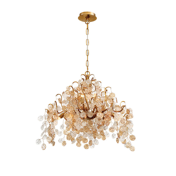 Eurofase 29059-010 Campobasso 26" Gold Chandelier