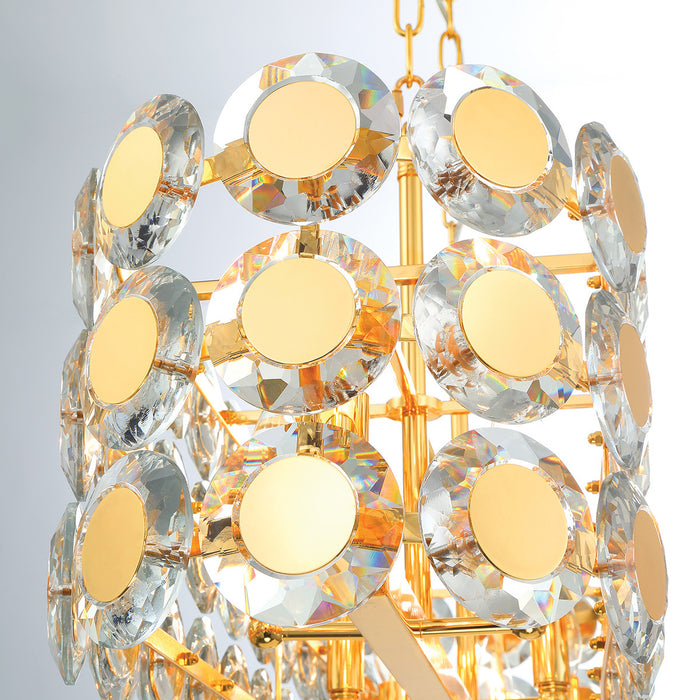 Eurofase 44287-020 Perrene 40" Gold Chandelier