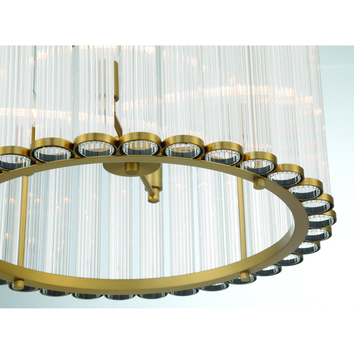 Eurofase 47238-015 Glasbury 27" Gold Chandelier