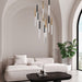 Eurofase 46771-025 Benicio 42" Gold-Black Mix LED Chandelier