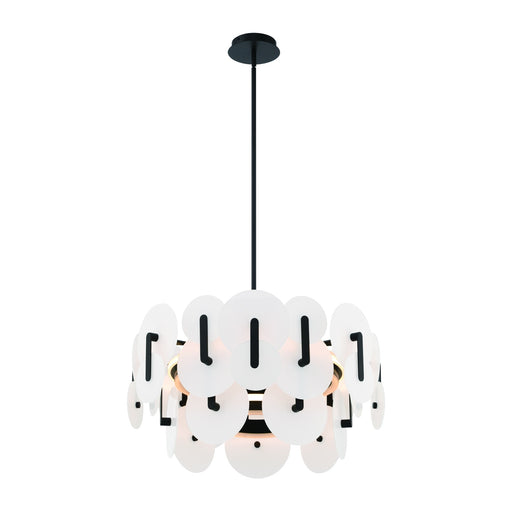 Eurofase 47209-022 Nuvola 24" Matte Black LED Chandelier
