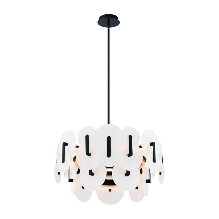 Eurofase 47209-022 Nuvola 24" Matte Black LED Chandelier