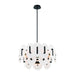 Eurofase 47209-022 Nuvola 24" Matte Black LED Chandelier