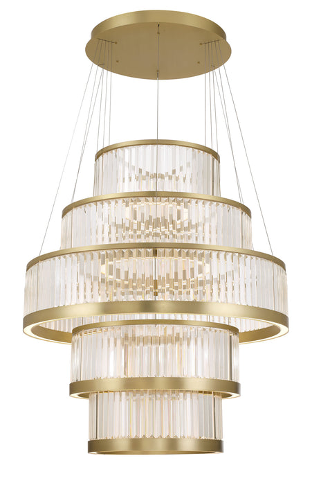 Eurofase 49350-012 Empra 47" Gold LED Chandelier