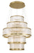 Eurofase 49350-012 Empra 47" Gold LED Chandelier