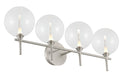 Eurofase 48917-018 Iissa 4-Light Satin Nickel LED Vanity Light