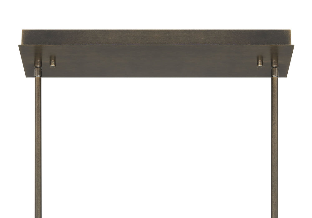 Eurofase 50057-016 Neoness 67" Weathered Brass LED Chandelier
