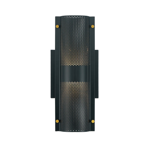Eurofase 46460-011 Westcliffe 12" Gold-Black Mix LED Outdoor Wall Light