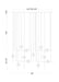 Eurofase 47256-019 Barletta 53" Anodized Gold LED Chandelier