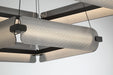 Eurofase 50054-015 Neoness 34" Matte Black LED Chandelier