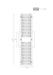 Eurofase 46461-018 Westcliffe 17" Gold-Black Mix LED Outdoor Wall Light