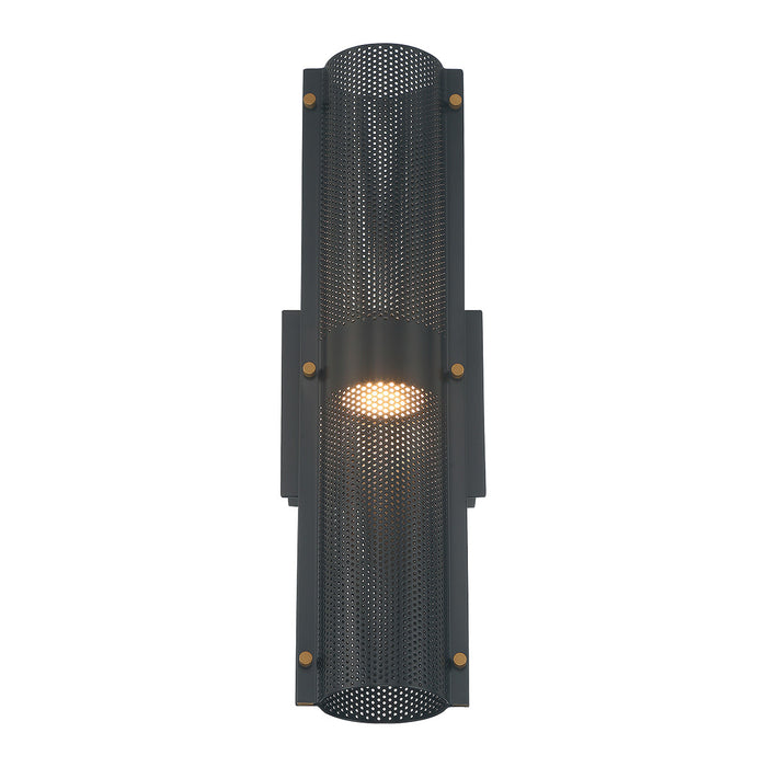 Eurofase 46461-018 Westcliffe 17" Gold-Black Mix LED Outdoor Wall Light