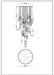 Eurofase 43860-025 Ecrou 40" Matte Black LED Chandelier