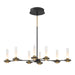 Eurofase 45714-016 Torcia 36" Matte Black LED Chandelier