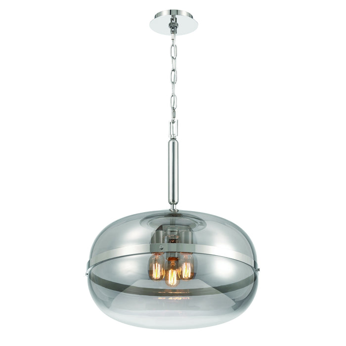 Eurofase 37198-028 Nottingham 24" Polished Nickel Pendant Light