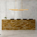 Eurofase 37065-027 Cameno 55" Matte Gold LED Chandelier