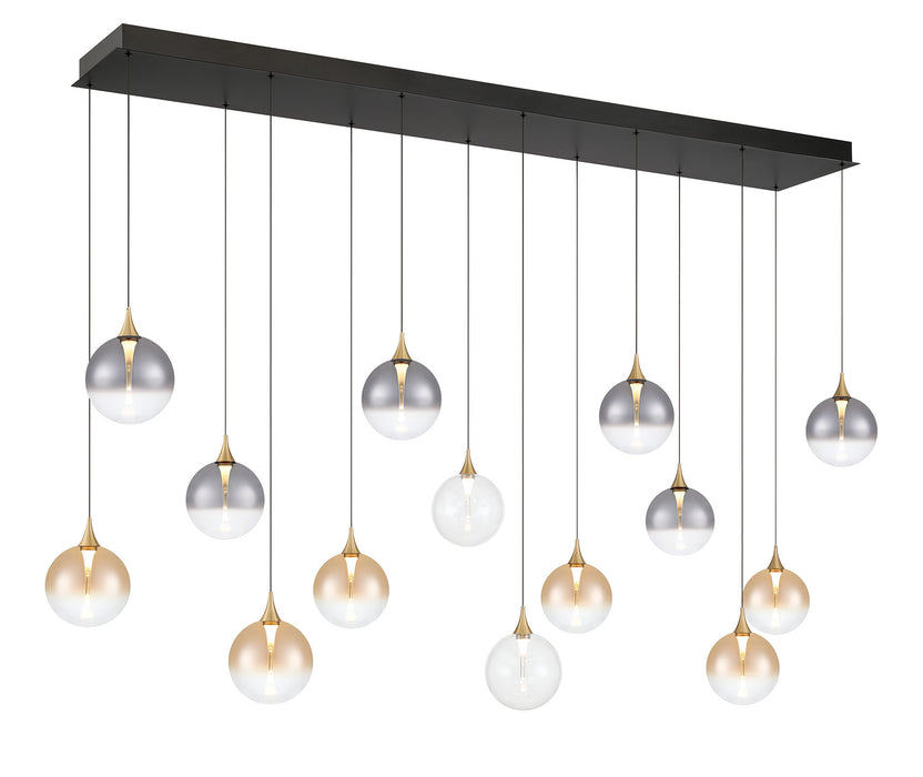 Eurofase 48938-040 Iissa 72" Gold LED Chandelier