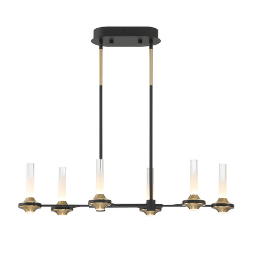 Eurofase 45713-019 Torcia 31" Matte Black LED Chandelier