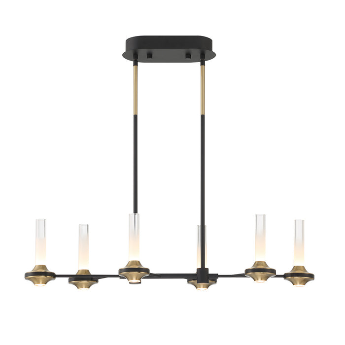 Eurofase 45713-019 Torcia 31" Matte Black LED Chandelier