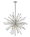Chandelier Z-Lite 4002-10 Chrome Soleia 10 Light Chandelier Z-Lite