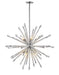 Chandelier Z-Lite 4002-10 Chrome Soleia 10 Light Chandelier Z-Lite