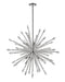 Chandelier Z-Lite 4002-10 Chrome Soleia 10 Light Chandelier Z-Lite
