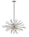 Chandelier Z-Lite 4002-8B Chrome Soleia 8 Light Chandelier Z-Lite